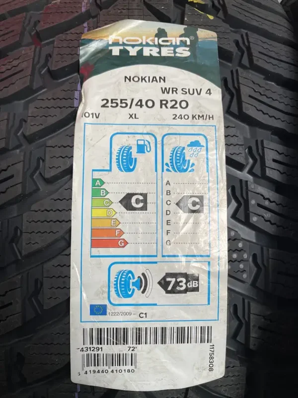 Anvelopa iarna 255/40 R20 Nokian WR SUV 4 - imagine 2