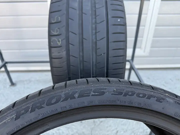 Anvelopa vara 265/30 ZR20 Toyo Proxes Sport - imagine 4